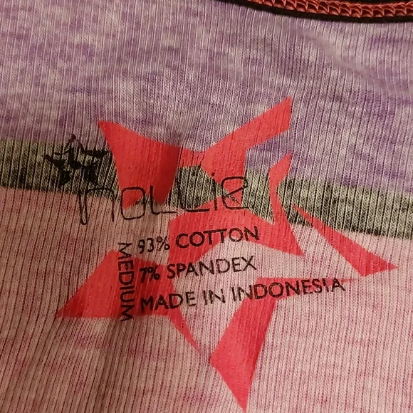 Nollie Striped Ribbed Racerback Tank Top - Picture 2 of 3